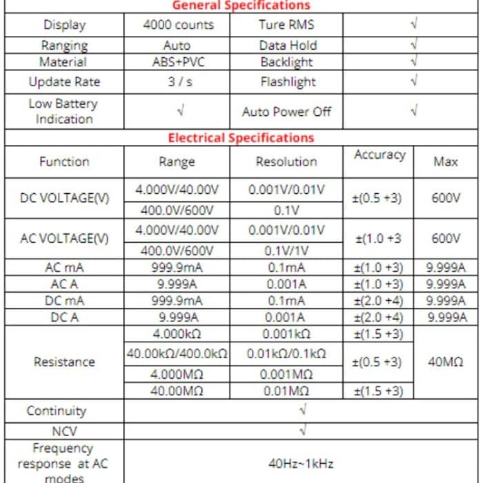 ZOYI ZT-S1 Intelligentes Digitalmultimeter, automatisches Kapazitäts-Amperemeter, ZT-S1 – Bild 8