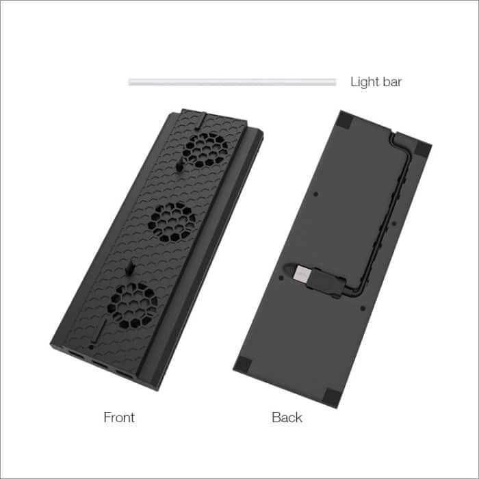 DOBE TYX-1768 Wärme Dissipate Vertikale Standbasiskühlung Dock Kühlung Lüfterhalterung für Xbox One X Game Console – Bild 3