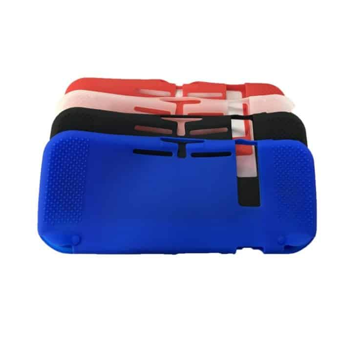 Silikon-Schutzhülle All-Inclusive-Gummiabdeckung für Switch-Spielekonsole (weiß) – Bild 5