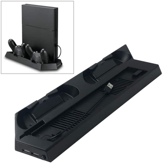 TBD03954505.jpg KJH PSLIM-03 Multifunktions-Host-Halterung Kühllüfter ultradünnes Maschinenhalter-Lüfterladegerät für PS4 / Slim-Konsole – Bild 1