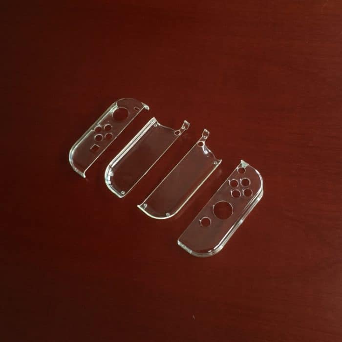 Transparente PC-Schutzabdeckung Griff Crystal Case für Switch Game Controller – Bild 3