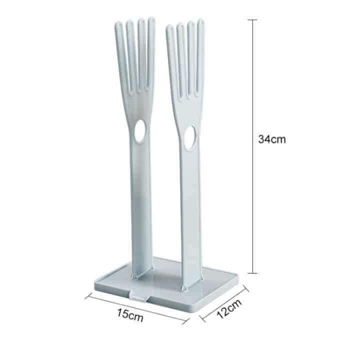 Tragbarer Handschuh-Trockenständer, Küchen-Aufbewahrungsregal, Desktop-Entwässerungs-Aufbewahrungsregal – Bild 2