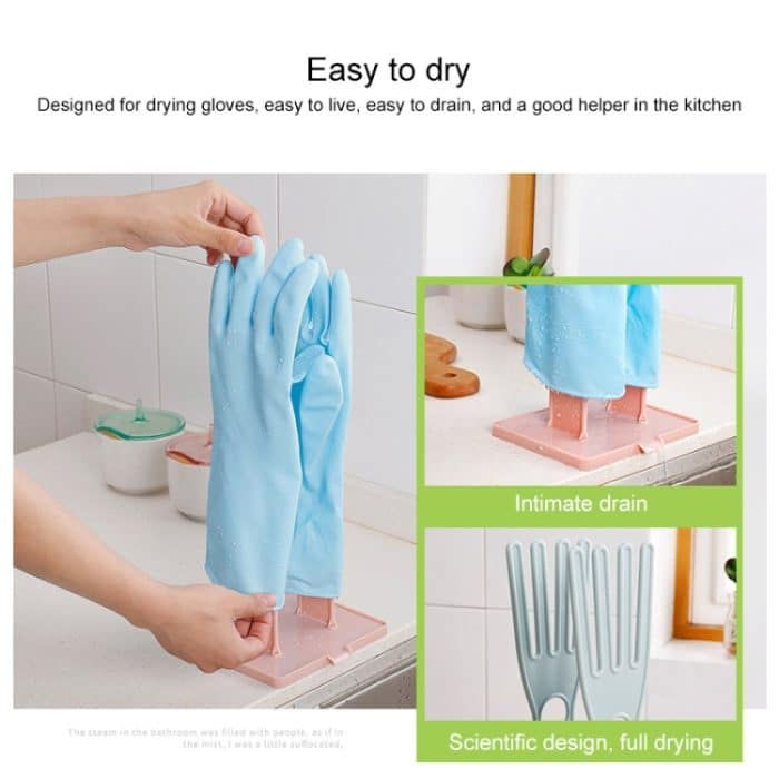 Tragbarer Handschuh-Trockenständer, Küchen-Aufbewahrungsregal, Desktop-Entwässerungs-Aufbewahrungsregal – Bild 4