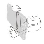 Einfach zu installierender Universal-Haken für die Kopfstütze im Auto, max. 5 kg, Aufhänger für den Rücksitz des Fahrzeugs mit Telefonhalter, With Phone Holder(Black), With Phone Holder(Beige), With Phone Holder(Yellow) – Bild 4