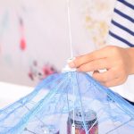 Spitze Klappschale Abdeckung Mesh Abdeckung Gericht Staubdicht Druck Lebensmittel Abdeckung Fliegensichere Abdeckung Lebensmittel Abdeckung, Lace Folding Dish Cover – Bild 4