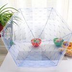 Spitze Klappschale Abdeckung Mesh Abdeckung Gericht Staubdicht Druck Lebensmittel Abdeckung Fliegensichere Abdeckung Lebensmittel Abdeckung, Lace Folding Dish Cover – Bild 5