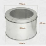 Tiefer, runder, transparenter Dachfensterdeckel, Blechdose, für Lebensmittel, Teedosen, Backen, Kuchen, 9cm x 9cm x 6cm – Bild 3