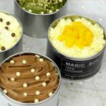 Tiefer, runder, transparenter Dachfensterdeckel, Blechdose, für Lebensmittel, Teedosen, Backen, Kuchen, 9cm x 9cm x 6cm – Bild 4