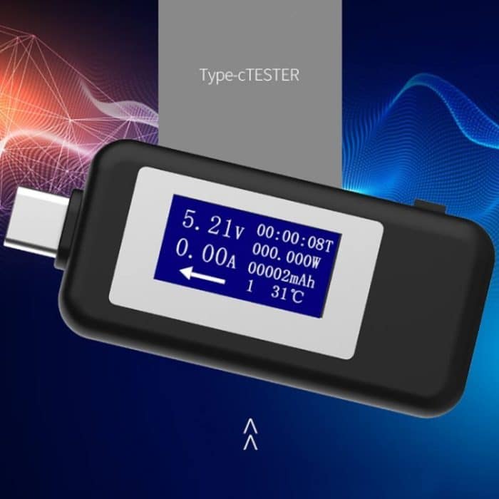 KEWEISI Multifunktions-Typ-C/USB-C-Tester, Ladegerät, Detektor, digitales Voltmeter, Amperemeter, Spannungsmesser – Bild 10