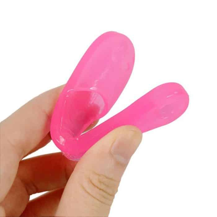 10 PCS Mitesser Pinsel Gesicht Reinigung Extractor Remover-Tool Silikon Finger Massage Pinsel Gesicht Peeling Reinigung Werkzeug – Bild 3