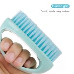 2 Stück multifunktionale weiche Haarwäsche, Wäsche, Schuhe, Badezimmer-Reinigungsbürste – Bild 4