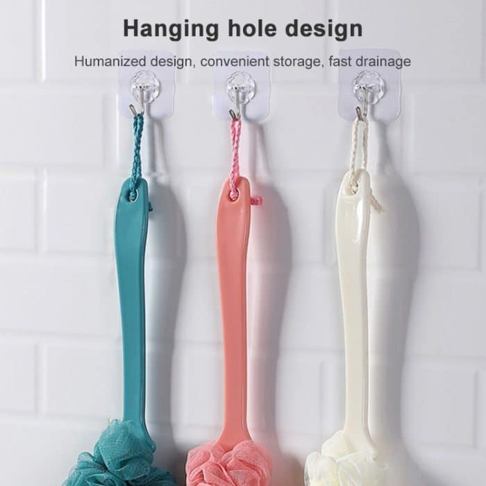 Dicke, rutschfeste Badebürste mit langem Griff – Bild 8