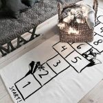 Digital gedruckte Checkers Karikatur-Kind-Crawling Game Pad – Bild 2