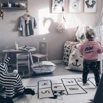 Digital gedruckte Checkers Karikatur-Kind-Crawling Game Pad – Bild 3