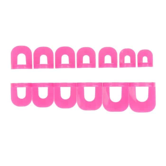 1 Set Maniküre Nagel Gel Modell Nagel Clip Rand Kleber Überlauf Verhindern Werkzeug Nail art werkzeug Zubehör – Bild 2