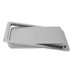 Eingebetteter Edelstahl-Schwenkdeckel, klappbarer Mülleimer-Deckel für Küchenarbeitsplatte, Round Drawing 20cm Diameter, Round  Mirror 24.5cm Diameter, Square 16.2x22.7cm – Bild 5