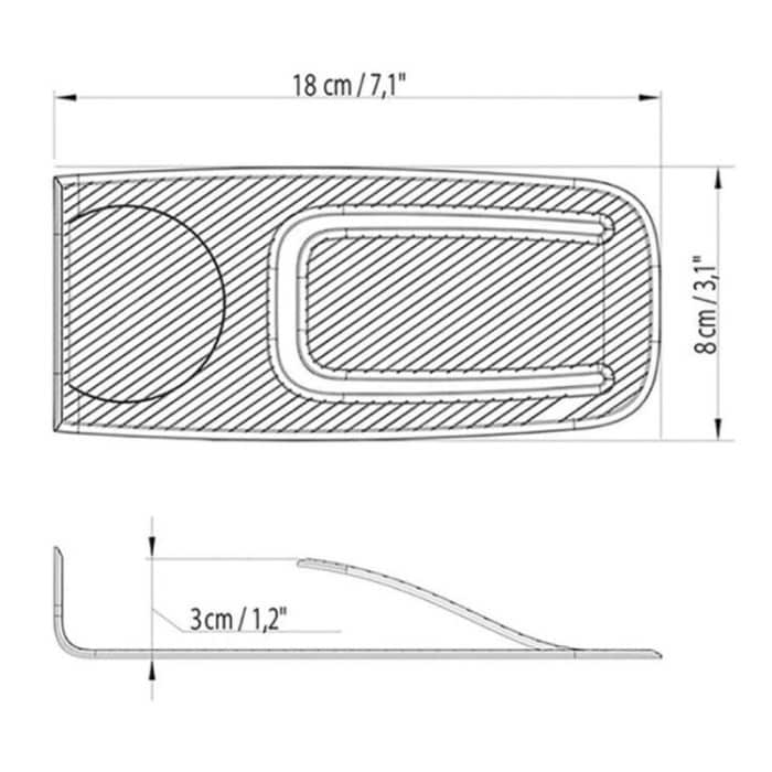 Multifunktionaler, innovativer Türstopper mit Feder, einfacher Türkeilhalter, Spring Door Stopper Black, Spring Door Stopper Blue – Bild 3