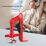 Schlösser Selbstverteidigung Türstopper Reise Unterkunft Türstopper Türschloss Sicherheitsgerät, Alarm Door Stop, Door Stop – Bild 12