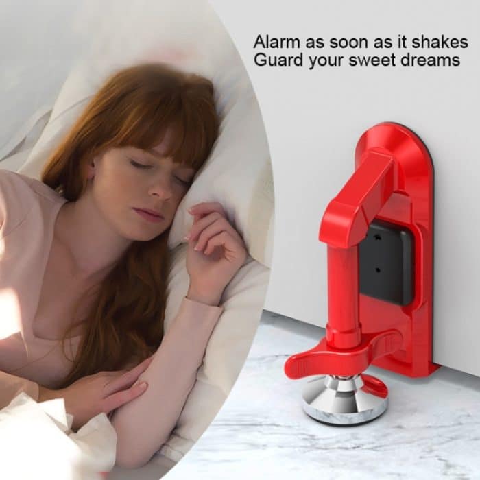 Schlösser Selbstverteidigung Türstopper Reise Unterkunft Türstopper Türschloss Sicherheitsgerät, Alarm Door Stop, Door Stop – Bild 10