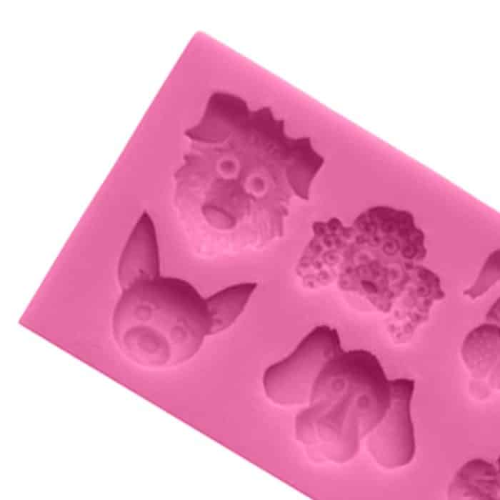 Hunde Form Cartoon Silikon Fondant Kuchen Dekorieren Form – Bild 4