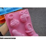 Silikon Baby Spielzeug Form Backformen Schimmel Jelly Pudding Schokoladenkuchen Dekoration, zufällige Farblieferung – Bild 2