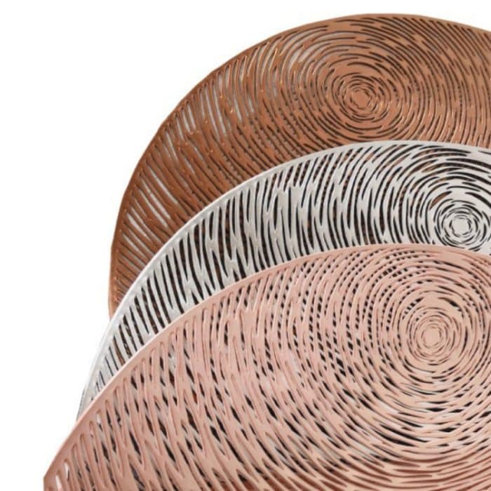 2 Stück modische, runde, hohle Tischsets aus PVC, Tischsets für Kaffeetassen – Bild 7