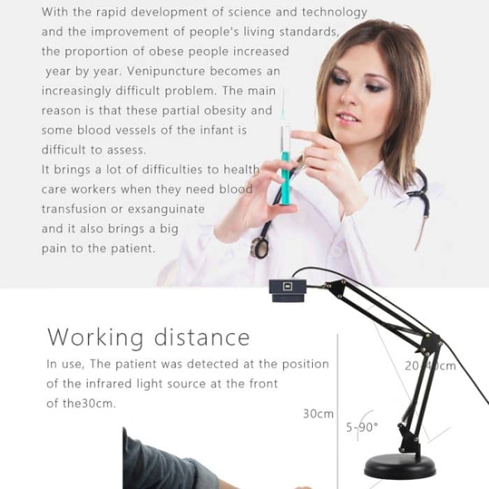 VF620 Infrarot-Venen-Viewer - Desktop HD Adults Children Handy Efficiency Venen-Locator – Bild 2