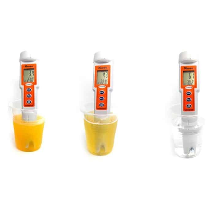 Kedida tragbarer LCD-Digital-Wassertest-Messstift, CT6021A PH + Temp Meter, CT3030 Conductivity + Temp Meter, CT6322 PH Conductivity Temp Meter, CT6821 PH + ORP + Temp Meter, CT8023 H2 + Temp Meter – Bild 4