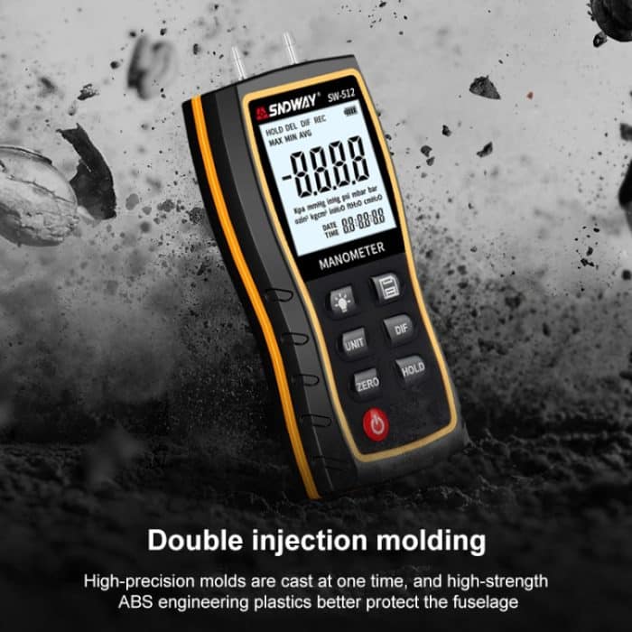 Sndway SW512 Hochpräzise digitaler positiver und negativer Differenzdruckprüfgerät – Bild 11