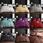 Bettbezüge aus gewaschener Seide mit Blumenmuster, 1.5X2.1m Two Piece Set, 2.0x2.3m Three Piece Set, 2.2x2.4m Three Piece Set, 2.3x2.3m Three Piece Set, 2.3x2.6m Three Piece Set – Bild 2