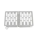 Klappbares Grillnetz aus Edelstahl, tragbares Grill-Picknick-Zubehör, S 15x10.3CM, M 22.6x15.8CM, L 35.8x20CM – Bild 5