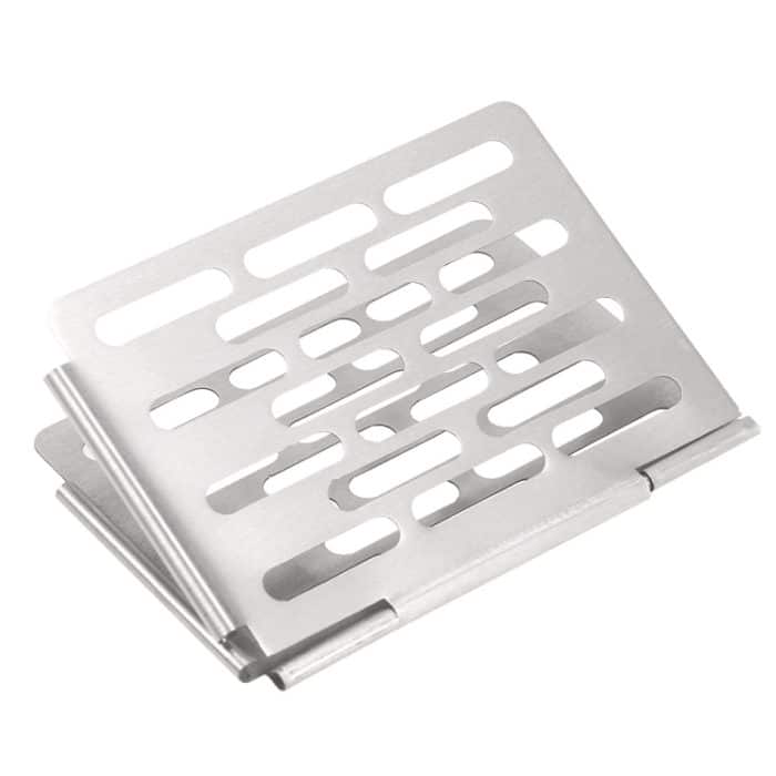 Klappbares Grillnetz aus Edelstahl, tragbares Grill-Picknick-Zubehör, S 15x10.3CM, M 22.6x15.8CM, L 35.8x20CM – Bild 6