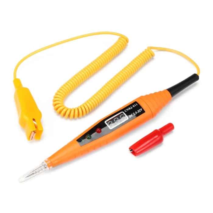 Auto Circuit Repair Digitalanzeige Teststift Reparaturleitung Induktionsprüfstift Autoteststift Prüflampe 2,5-32V – Bild 1