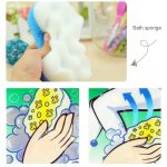 2 Stück Tiefenpflege-Badeschwamm, Peeling, Reinigung, Wasch- und Duschschwamm, Bürste, Lieferung in zufälliger Farbe – Bild 4