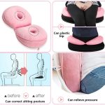 Multifunktionaler Dual-Comfort-Sitz aus Memory-Schaum, Hüftlift-Sitz, schönes Gesäß-Latex-Kissen – Bild 9