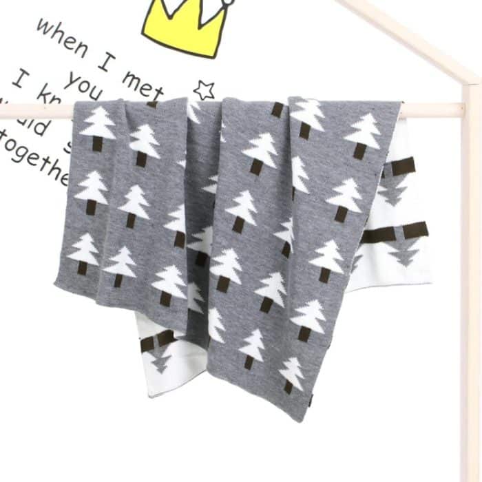 Baby-Strick-Weihnachtsbaum-Umarmungsdecke aus Schal-Überzug – Bild 6