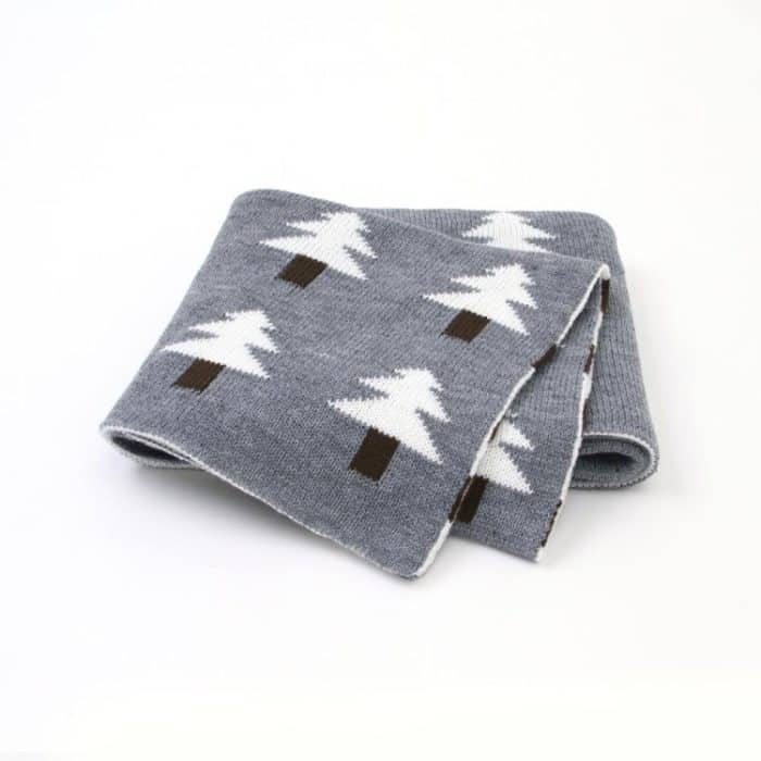 Baby-Strick-Weihnachtsbaum-Umarmungsdecke aus Schal-Überzug – Bild 7