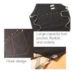 Barista Friseur Schürze Florist Restaurant Bar Arbeitskleidung, One Size – Bild 4