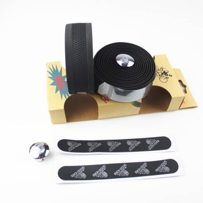 PROMEND Rennrad-Lenker, geprägtes, hohles, atmungsaktives, schweißabsorbierendes Anti-Rutsch-Klebeband, 200x3cm Mesh Texture – Bild 4