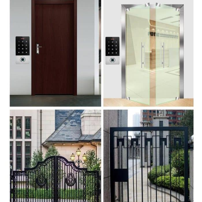 Metall Wasserdicht Fingerabdruck Swipe Passwort Zugangskontrolle Multifunktions-All-in-One-Maschine – Bild 6