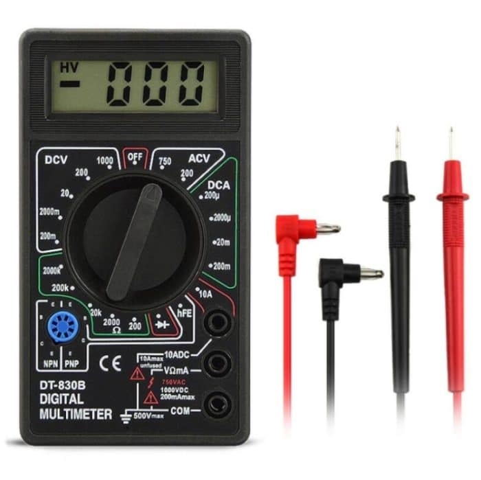 Elektrisches Mini-Digitalmultimeter DT830B – Bild 1