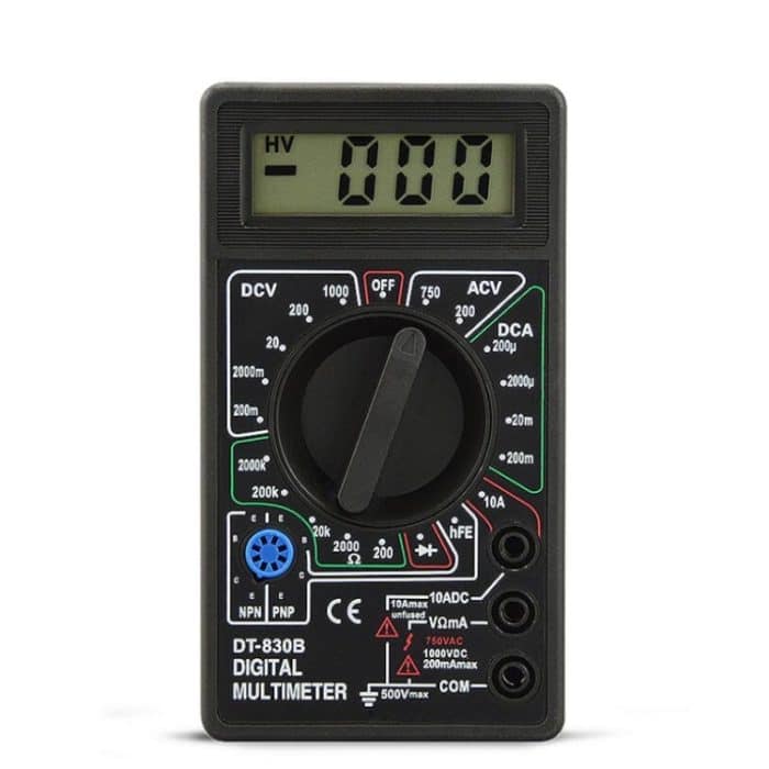 Elektrisches Mini-Digitalmultimeter DT830B – Bild 2