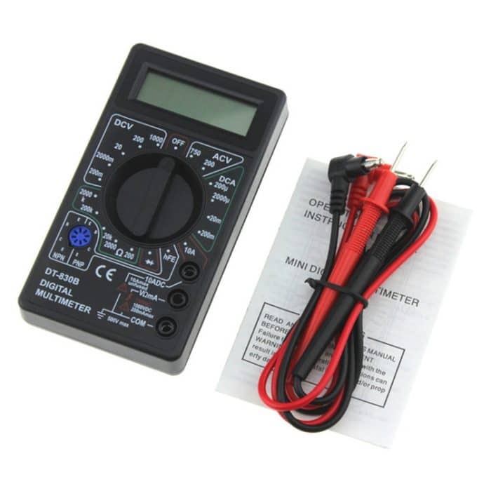 Elektrisches Mini-Digitalmultimeter DT830B – Bild 5