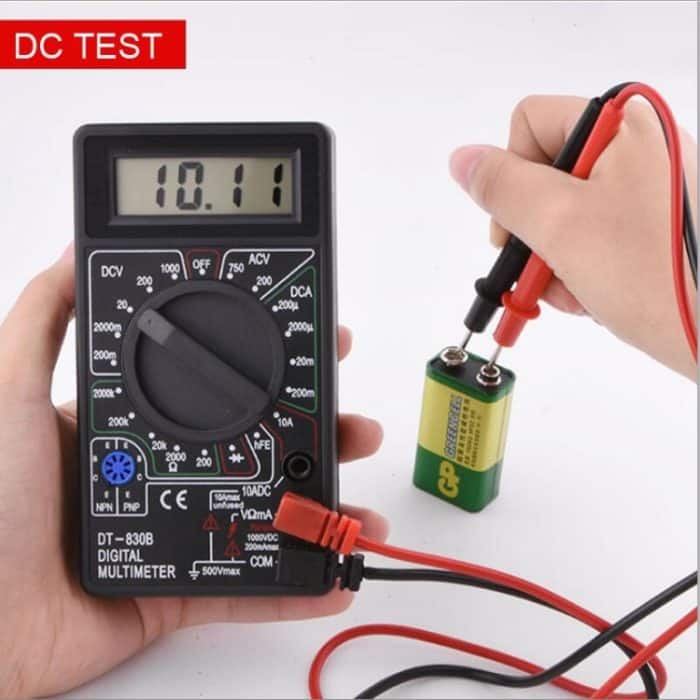Elektrisches Mini-Digitalmultimeter DT830B – Bild 7
