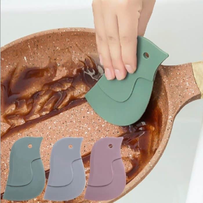 4 Stück weiche Schaber in Pinguinform für die Küche, Backutensilien – Bild 4