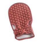 Bad Körper Dusche Handschuhe Haut Peeling SPA Massage Mitt Gitter Partikel Waschlappen