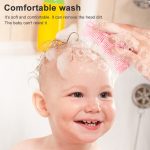 2 Stück Silikon-Kopfhaut-Dusch-Massagebürste, weiche Baby-Badebürste, Silicone Scalp Bath Brush – Bild 4