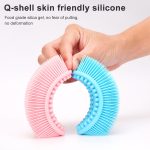 2 Stück Silikon-Kopfhaut-Dusch-Massagebürste, weiche Baby-Badebürste, Silicone Scalp Bath Brush – Bild 6