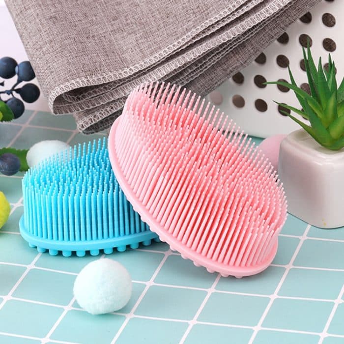 2 Stück Silikon-Kopfhaut-Dusch-Massagebürste, weiche Baby-Badebürste, Silicone Scalp Bath Brush – Bild 9