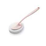 Badezimmer-Langstiel-Reinigungsschwamm, Bürste, Bodenfliesen-Dekontaminations-Scheuerschwamm